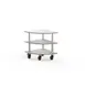 Steelite MGCMLX04CSXH Configurable Buffet Table - Modular Classic Corner Unit, White Carrera Stainless Steel, Mixed Materials, 1 per Case, Mogogo Design 1 image