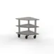 Steelite MGCMLX04GSXH Configurable Buffet Table, Grey Slate Stainless Steel Modular Classic Corner Unit with Heavy Duty Casters, Mixed Materials, 1 per Case 1 image