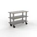 Steelite MGCMSX02GSXH Configurable Buffet Table, Grey Slate Brushed Stainless Steel, 47.0" x 21.0" x 35.0", Modular Unit, Mogogo Design, Mixed Materials, 1 per Case 1 image
