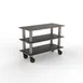 Steelite MGCMSX02MSXH Modular Configurable Buffet Table, 47" x 21" x 35", Grey Slate & Stainless Steel, Mixed Materials, Mogogo Collection 1 image