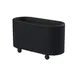 Steelite MGCOVE01BXXB - Oval Ice Bin Cart, Black Cover, Mixed Material, Ice Machine Part, 1 per Case 1 image