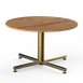 Steelite MGCPFR01BBXX - Round Coffee Table & End Table Set, 30.0" Diameter x 18.0" Height, Mixed Materials, Polo/Mogogo Finish, 1 per Case 1 image
