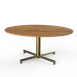 Steelite MGCPFV01BBXX Oval Coffee Table & End Table Set, 42.5" x 30" x 18", Polo, Mixed Materials, 1 per Case 1 image