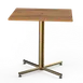 Steelite MGCPRS01BBXX Square Bistro Coffee Table & End Table Set, 30.0" x 30.0" x 29.0", Mixed Materials, Polo/Mogogo, 1 per Case 1 image