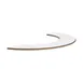 Steelite MGSCSVWC0201 Configurable Buffet Table with Curved Shelf, Mogogo Design, Mixed Materials, 1 Per Case - Modular Collection 1 image