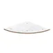 Steelite MGSCTPWC0401 1 X BHP ROUND CORNER PANEL W 4 HOLES MODULAR CLASSI 1 image