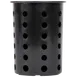 Steril-Sil RP-25 Silverware Cylinder, 4" Cutout, Straight-Walled, Nesting, Plastic, NSF Certified, Made in USA 1 image