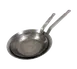 Town 34809 Commercial Frying Pan, 9" Diameter, Steel Construction, Riveted Handle, Uncoated Finish 1 image