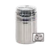 Town 37594/DZ - 9 Oz Steel Dredge Shaker, 3‑Way Adjustable Perforated Top, No Handle - 1 Dozen 1 image
