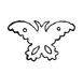 Town 37605 Stainless Steel Animal Skull Cutter, Butterfly Shape, 3" Diameter, Dough & Cookie Cutter 1 image