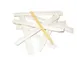Town 51309WH - 9″ Bamboo Chopsticks, White Paper Enclosures, Fully Enclosed, 1/Case 1 image