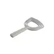 Alfa International 335SQ Bone Dust Scraper, Sq PE, Molded Grip, One‑Piece, OEM 335SQ Repl - 4/Pack 1 image