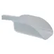 AllPoints 8010291 Ice Scoop – 82 oz, 14" L x 6-1/4" W x 3-1/2" H, White Plastic Ice Tool 1 image