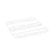 Beverage Air 412-075D-01 Curved Wine Rack White Epoxy, Holds 12 13×3.5 in Bottles, 5 Shelves per Door 1 image