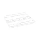 Beverage Air 412-076D-01 Curved Wine Rack, White Epoxy, Holds 12 13×3.5 in Bottles, 5 Shelves per Door, MMR23 1 image