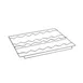 Beverage Air 412-077D-04 Curved Wine Rack, Chrome Finish, Holds 12 13×3.5in Bottles, 5 Shelves per Door Section 1 image