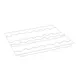 Beverage Air 412-078D-01 Curved Wine Rack White Epoxy, Holds 14 13×3.5in Bottles, 5 Shelves per Door, MMR27 Fit 1 image