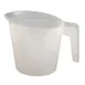 BUNN 04238.0000 Plastic Water Pitcher, 64 Oz (2 Qt) Capacity, White, Durable Plastic with Handle 1 image