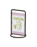 Cal-Mil 25203-46-13 Logan Sign Holder, 4.5" x 4.5" x 7.25" Round Metal Wire Menu Sign 1 image