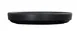 Cal-Mil 26121-6-13 - Isla Round Plate, 6" Diameter, Matte Black Melamine, Coupe Style, Reusable Plastic 1 image