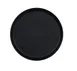 Cal-Mil 26143-8-13 Cove Plate – 8" Round Matte Black Melamine Dinnerware, Reusable Plastic Plate 1 image