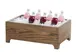 Cal-Mil 27011-12-136 Ice Display Housing, 21.5" x 13.25" x 8.25" H, Wooden, Chocolate Brown, Rectangular 1 image