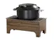 Cal-Mil 27012-136 Chafing Dish, 9.25" x 19.25" x 8.25" H, Chocolate Brown Rectangular, Melrose Chafer 1 image
