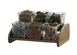 Cal-Mil 27015-6-136 2‑Tier Jar Organizer, 6‑Jar, 9.5" x 13.5" x 7.5" H, Chocolate Brown 1 image