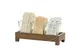 Cal-Mil 27016-3-136 Organizer, Melrose Jar Display, 13" x 5.25" x 5.5" Wood, Chocolate Brown 2 image