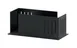 Cal-Mil 28505-13 Classic Napkin Organizer, 8.5" x 4.5" x 3" Black ABS Plastic Tabletop Holder 2 image