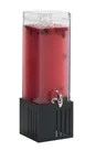 Cal-Mil 28506-3-13 Uninsulated Beverage Dispenser, 384 oz, 8.5"x8.5"x26.75" Square ABS Black 1 image