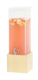 Cal-Mil 28519-3-93 Logan Beverage Dispenser, 384oz (2-3 Gal) Wood, 8.12" x 9.75" x 25.75" 1 image