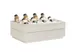 Cal-Mil 28602-12-141 Vista Ice Housing, 21.5" x 12.5" x 8.75" HDPE Coastal, Rectangular Plastic 1 image