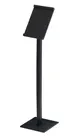 Cal-Mil 28607-13 Vista Sign Holder – 12.5" x 12.5" x 46.75" HDPE Black Tabletop Display Sign 2 image