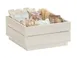 Cal-Mil 28610-141 Vista 9-Section Countertop Organizer, 12" x 12" x 6" White Plastic Coastal 1 image
