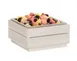 Cal-Mil 28611-141 Decorative Ice Display Tray, 12" x 12" x 6" Square Plastic Coastal Base 1 image