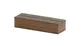 Cal-Mil 28613-140 Vista Cardholder, 2.5" x 0.75" x 0.5" H, Mocha Plastic Menu Card Holder for Tables 2 image