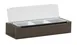 Cal-Mil 28615-140 Vista Bar Caddy, 3-Section HDPE Organizer, 20.75" x 7.5" x 4.5" Mocha 2 image