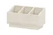 Cal-Mil 28617-141 Vista Flatware Organizer, 11" x 5.5" x 6.5"H, 3-Section HDPE Coastal Utensil Holder 2 image