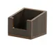 Cal-Mil 3309-140 Vista Napkin Holder, 6.5" x 6.5" x 5" Mocha Plastic Tabletop Accessory 2 image