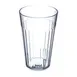 Carlisle 013207 Bistro 32oz Clear Fluted SAN Tumbler – Stain Resistant, Dishwasher Safe 1 image