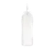 Carlisle 01378 Squeeze Bottle, 26 oz, Clear Polyethylene, White Cap, HACCP Compliant, Single Tip 1 image