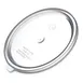 Carlisle 020230 Bain Marie Lid, Clear Polypropylene, Snap‑On, 1.5‑2.7 Qt Round, BPA‑Free, Made in USA 1 image