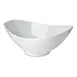 Carlisle 041102 - 3.3 Qt Oval Scoop Bowl, 13.75" L x 9.38" W, White SAN Plastic, Safe - 1/Each 1 image