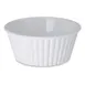 Carlisle 084502 - 4-1/2 oz White SAN Ramekin, 3-1/2" Dia, Dishwasher Safe, NSF, BPA Free 1 image