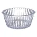 Carlisle 084507 Plastic Ramekin, 4‑oz 3.5" Clear SAN, Fluted Rim, NSF Certified, BPA‑Free 1 image