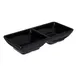 Carlisle 086203 Plastic Ramekin, 4 Oz Square, 5-3/4" L x 2-3/4" W, Black Melamine, NSF - 1/Each 1 image
