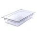 Carlisle 10201B07 StorPlus 12.7 qt 20‑3/4"×12‑3/4"×4" Clear Polycarbonate Food Pan 1 image