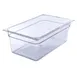 Carlisle 10203B07 Full‑Size Food Pan, 25.9 qt, 20‑3/4" x 12‑3/4" x 8", Clear Polycarbonate 1 image