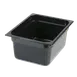 Carlisle 10222B03 1/2‑Size 8.7qt Pan, 12‑3/4" x 10‑3/8" x 6" Polycarbonate, Black Non‑Slip 1 image